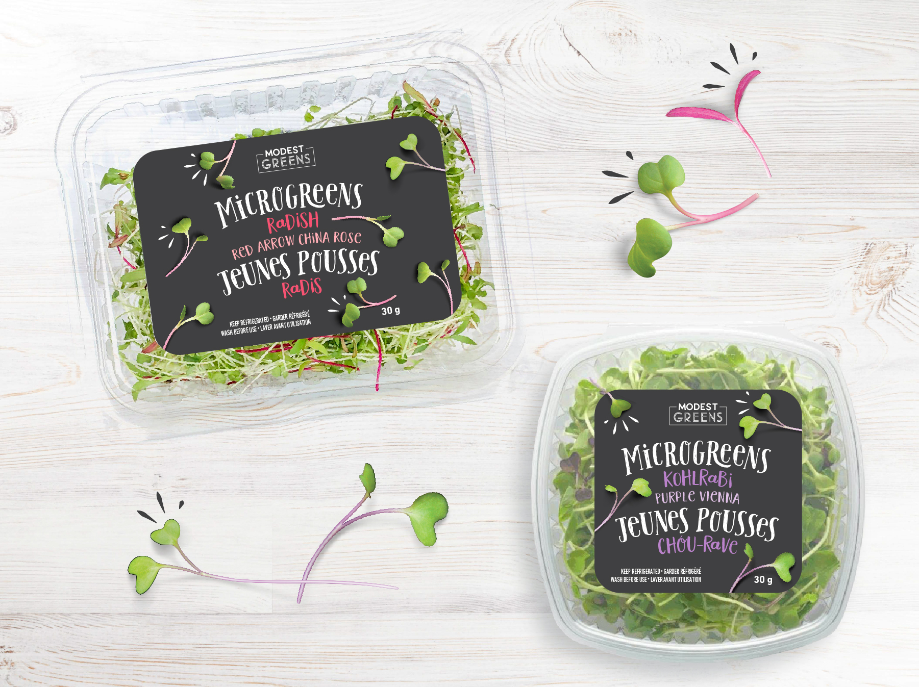Modest Greens - Branding and Packaging Design