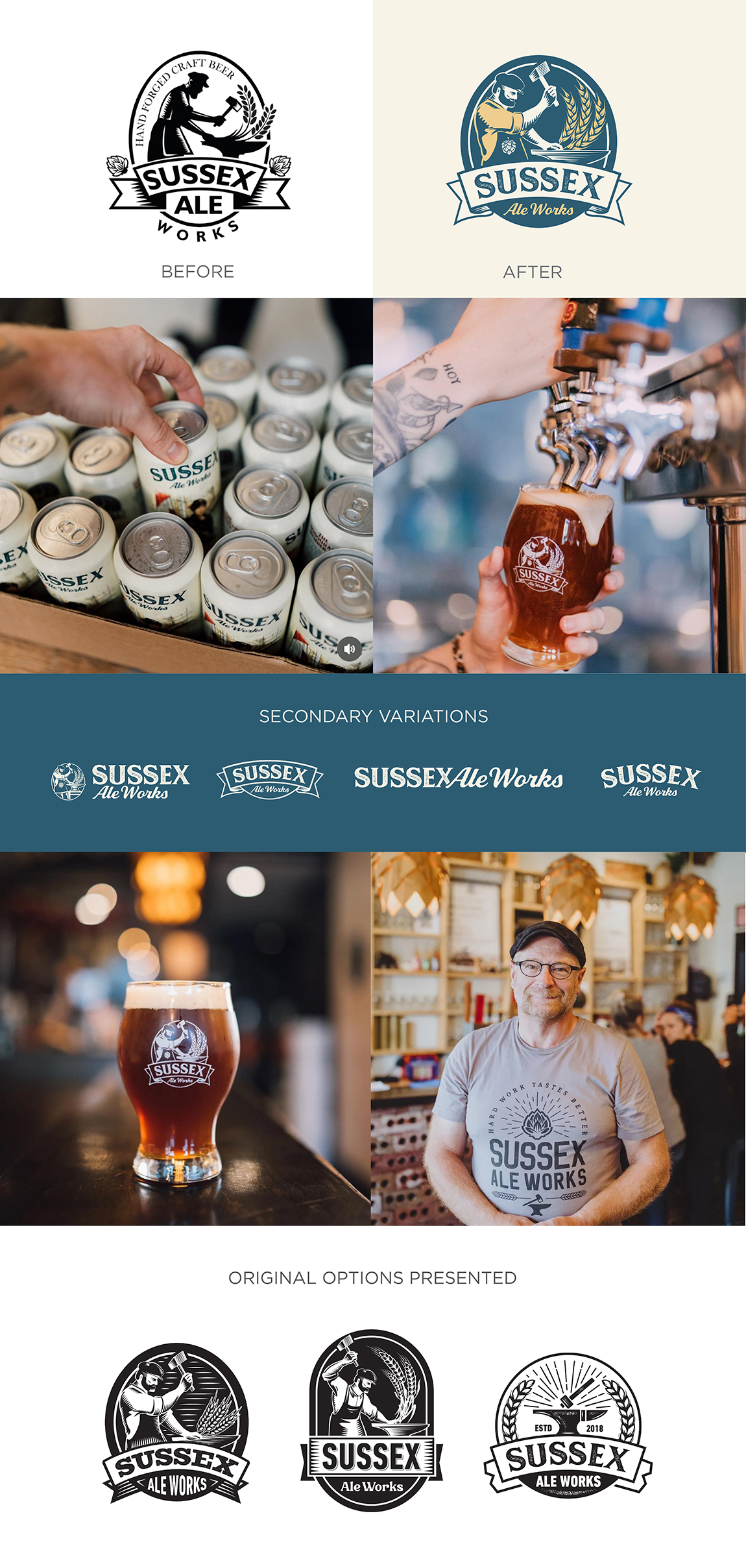 Sussex Ale Works - Branding